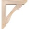 Ekena Millwork Olympic Slat Smooth Bracket w/ Offset Brace, Douglas Fir, 7 1/2"W x 32"D x 36"H BKT0806X32X36OLY06SDF - alternate 2